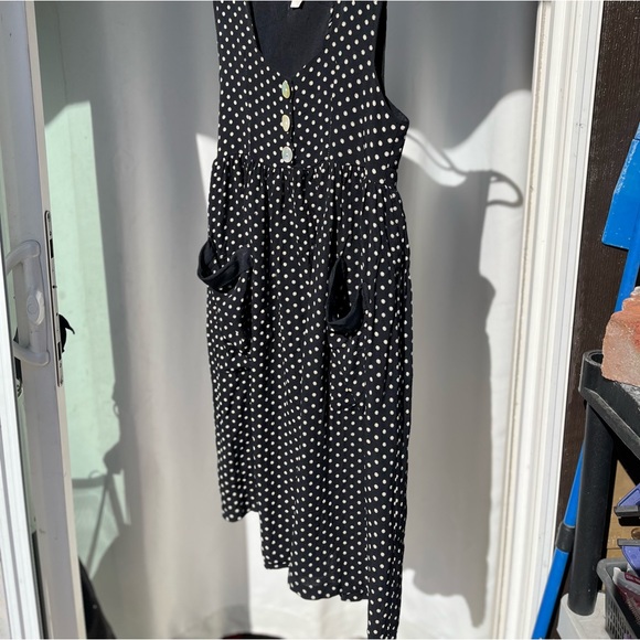 Vintage Midi Tea Dress with POCKETS - Picture 2 of 7